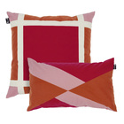 Kit Capa Almofada Quadrada e Retangular Veludo Multicolorida 44x44|30x50cm 2 unidades